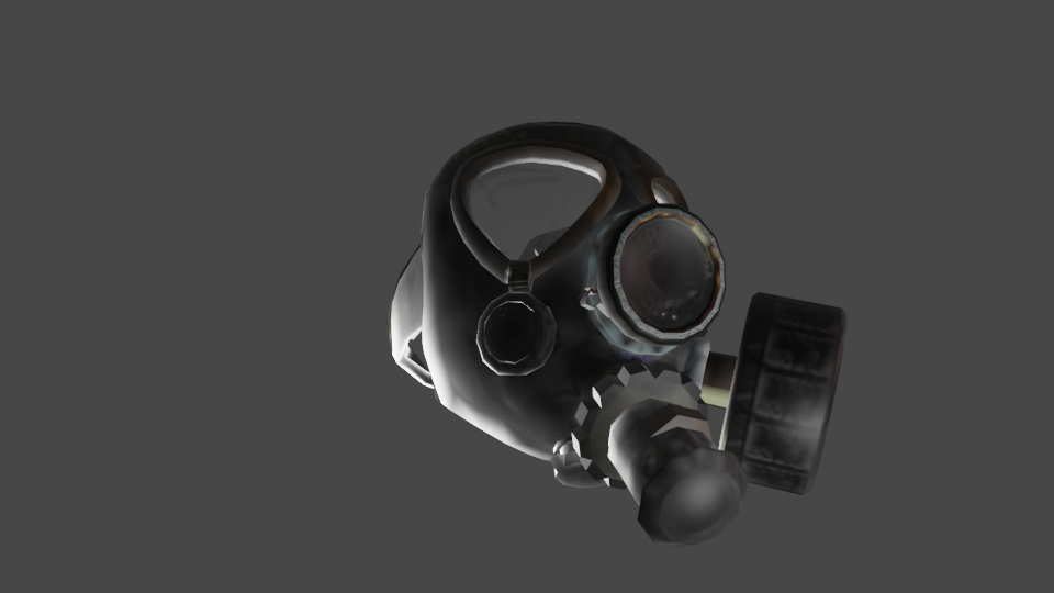 GAS MASK (LOW POLY) preview image 3